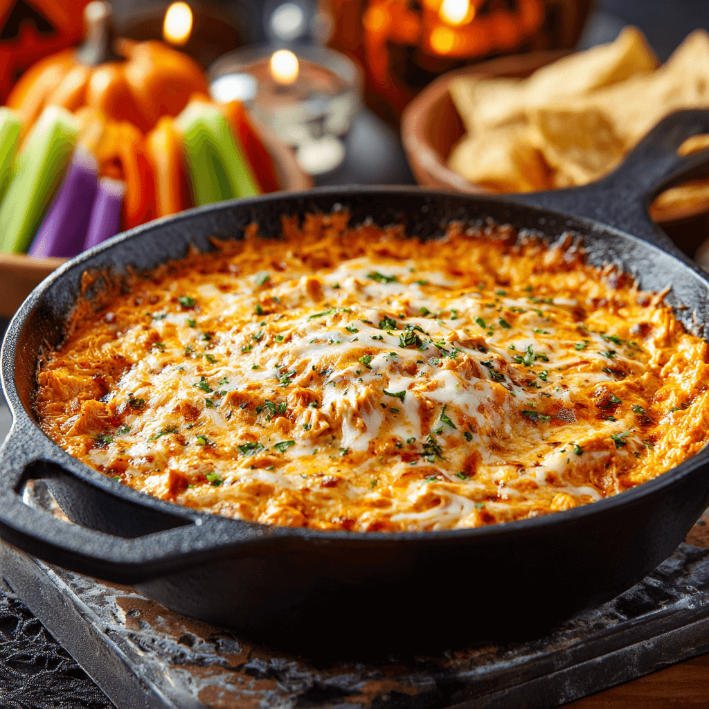 Spooky Halloween Buffalo Dip: Unleash the Flavor Fun!