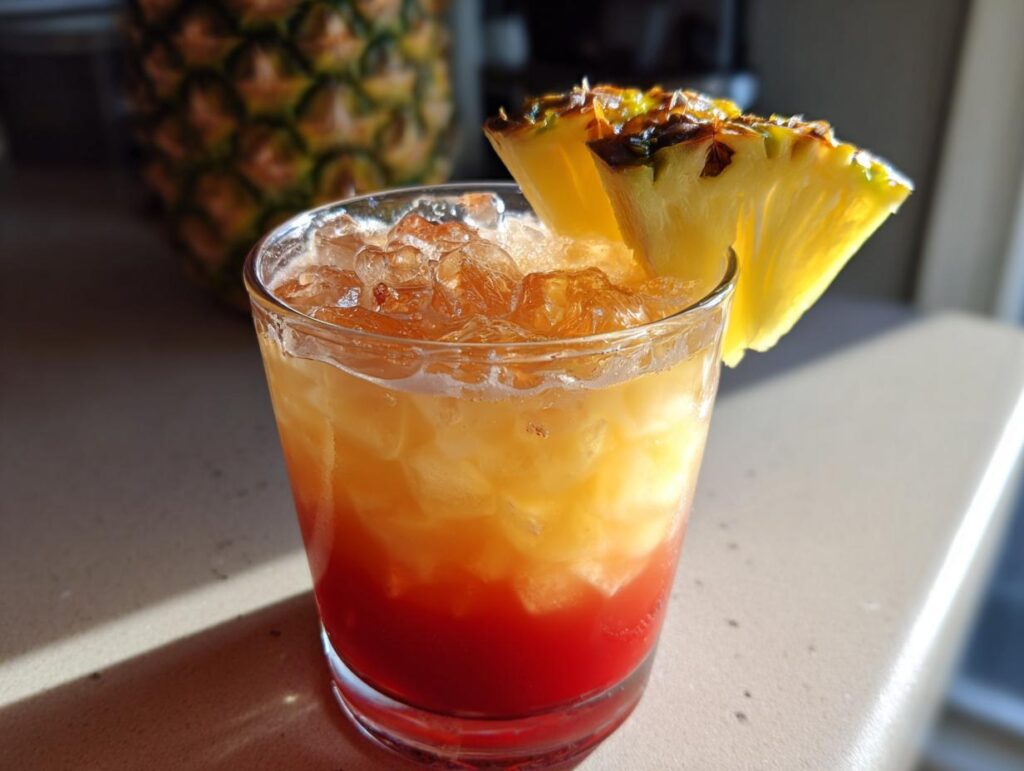 Pineapple Holiday Rum Punch