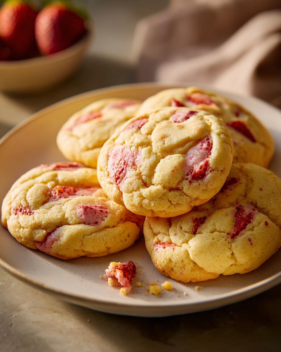 Strawberry Cheesecake Cookies Recipe with Homemade - detail 1