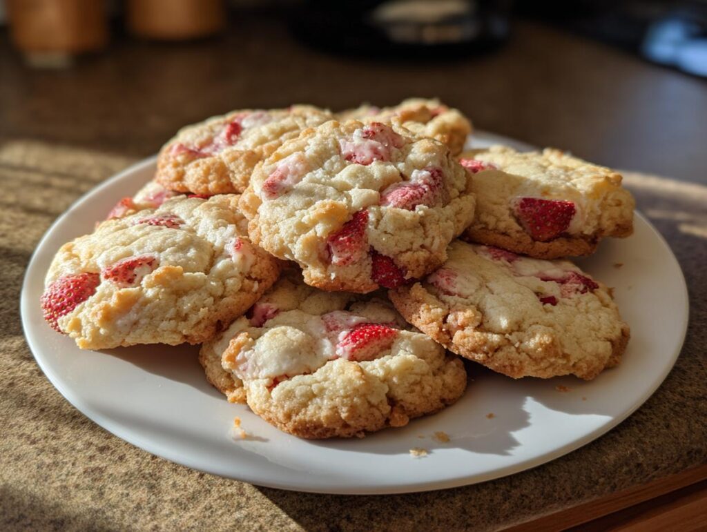 Strawberry Cheesecake Cookies Recipe with Homemade