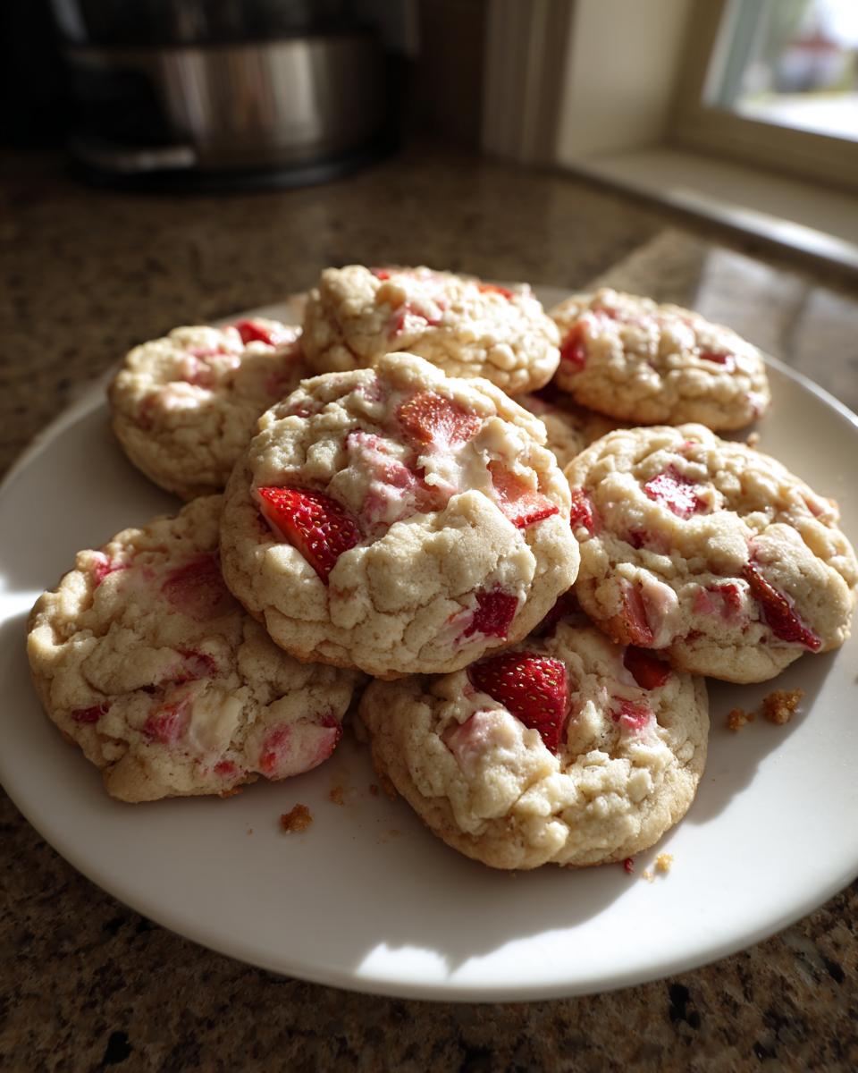 Strawberry Cheesecake Cookies Recipe with Homemade - detail 2