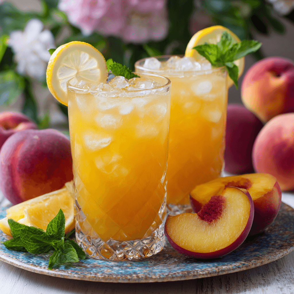 Homemade Peach Lemonade: Refreshing Summer Delight!