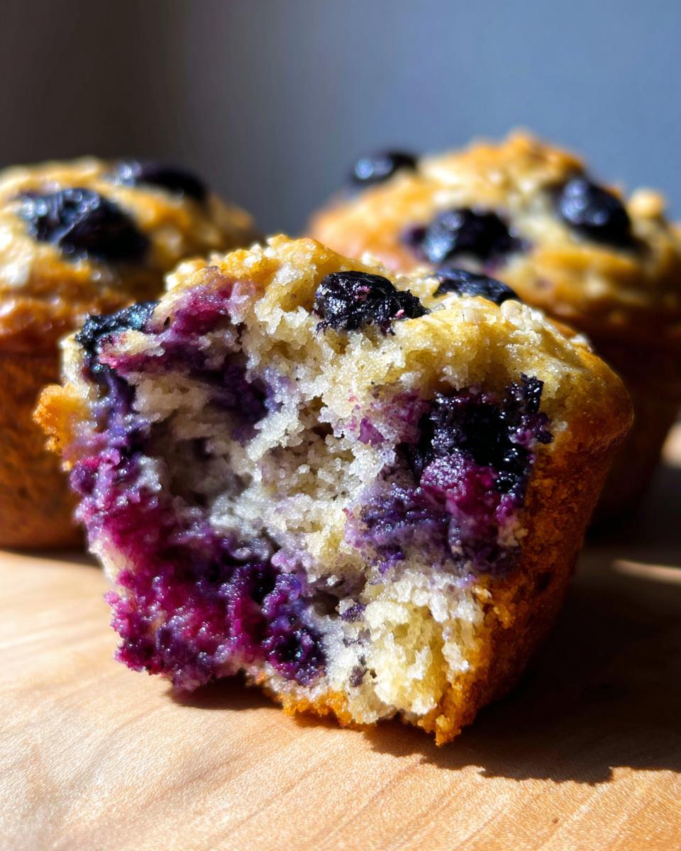 Blueberry Oatmeal Muffins - detail 2