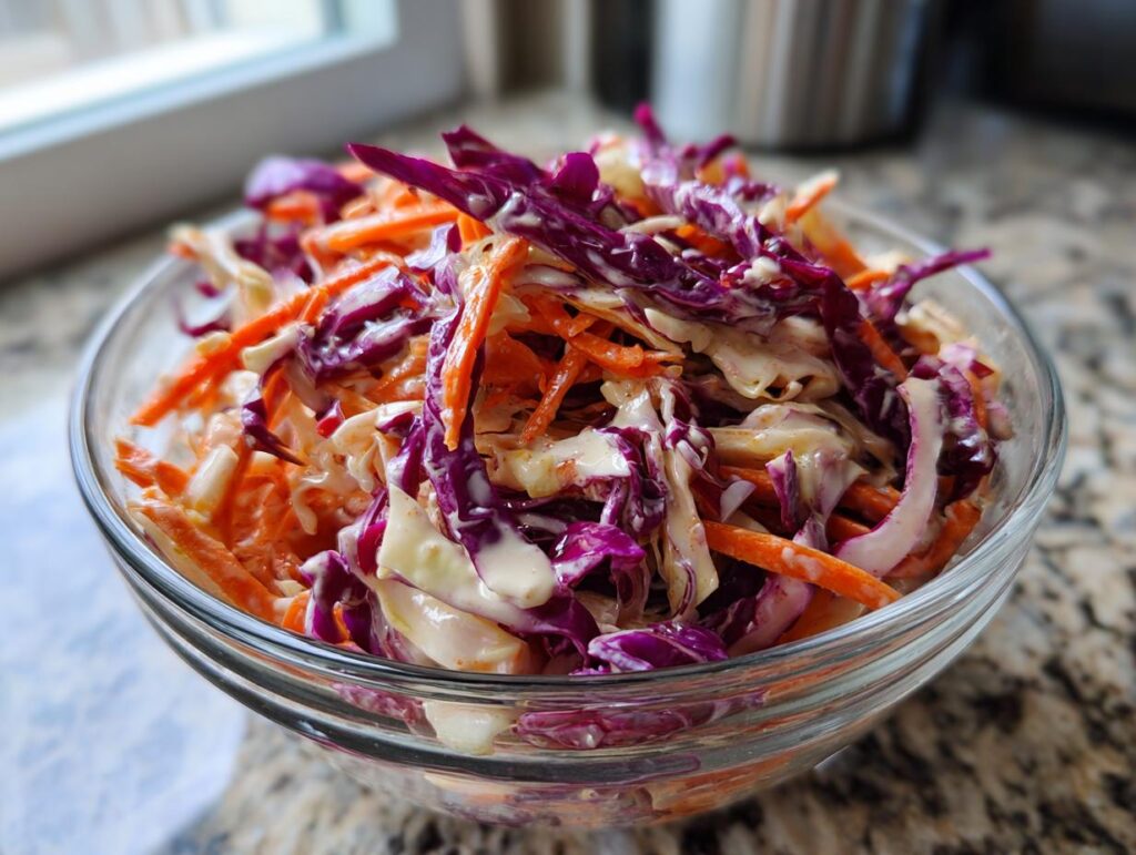 Easy Red Cabbage Slaw