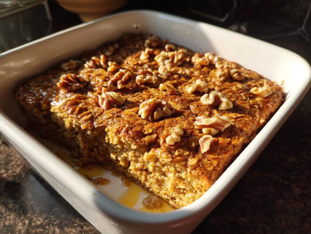 Gingerbread Baked Oatmeal