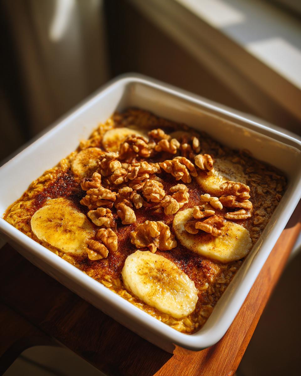 Gingerbread Baked Oatmeal - detail 2