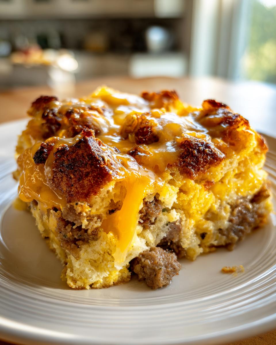 Biscuits and Gravy Breakfast Casserole - detail 1