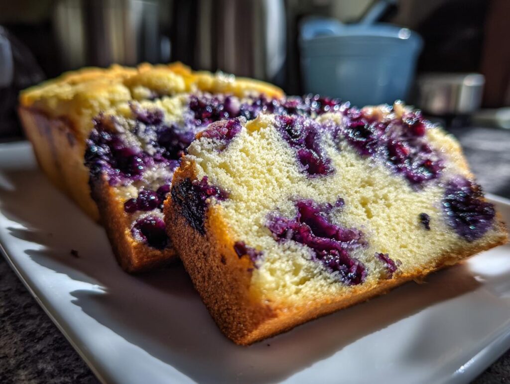 Blueberry Cream Cheese Bread