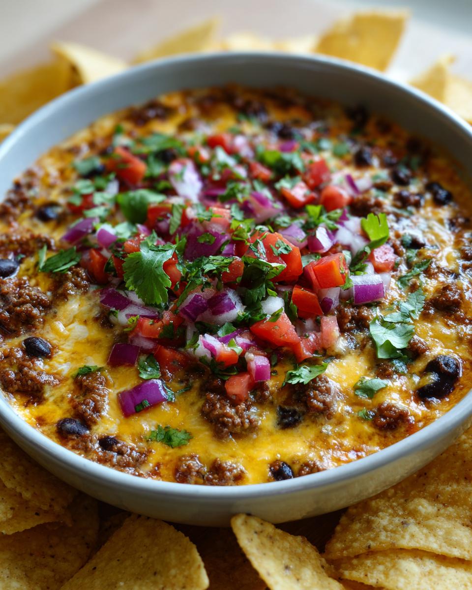 Cheese Dip with Ground Beef - detail 1