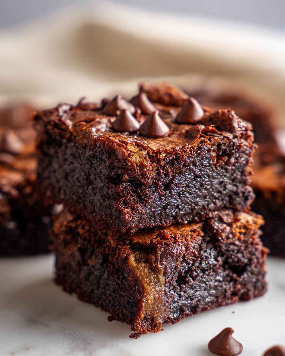 Chunky Monkey Brownies - detail 1