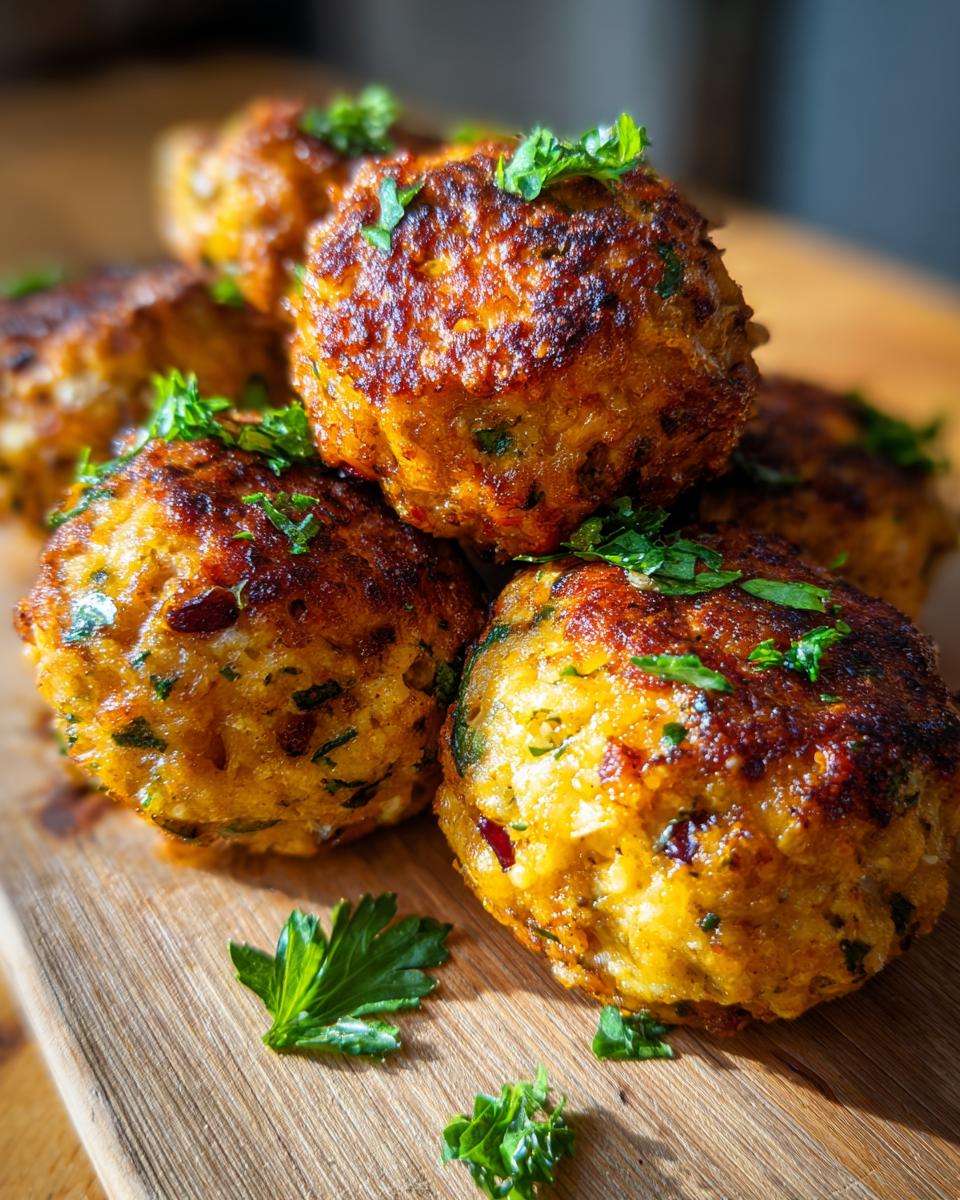 Cranberry & Turkey Stuffing Balls - detail 1
