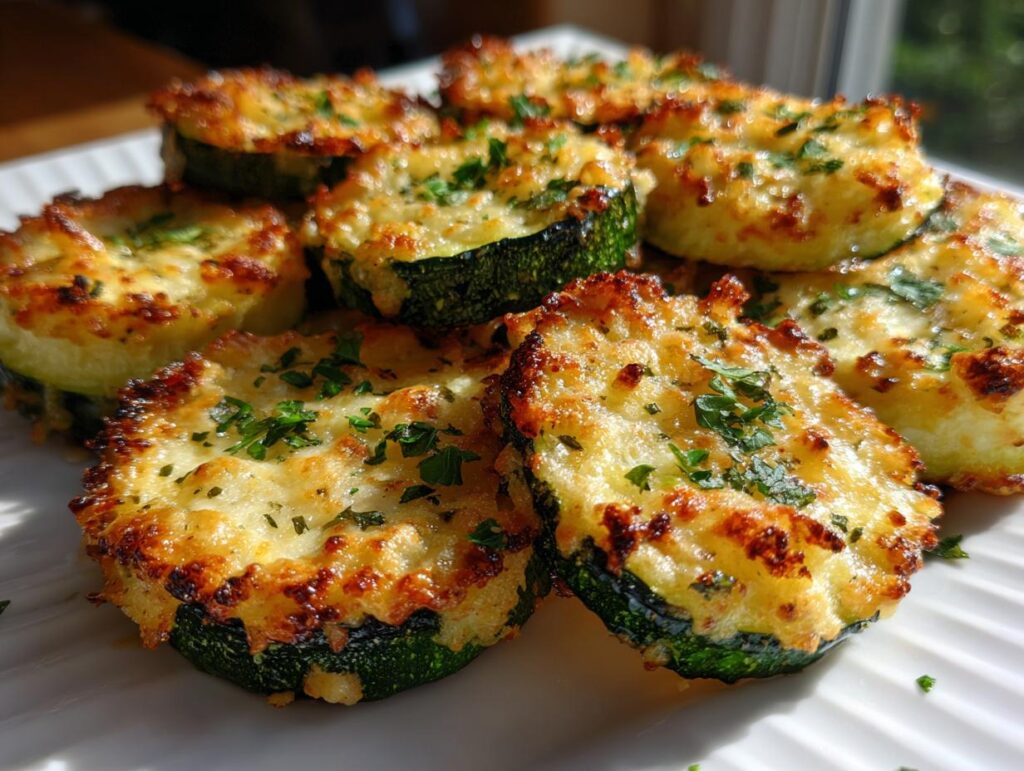 Crispy Baked Parmesan Zucchini