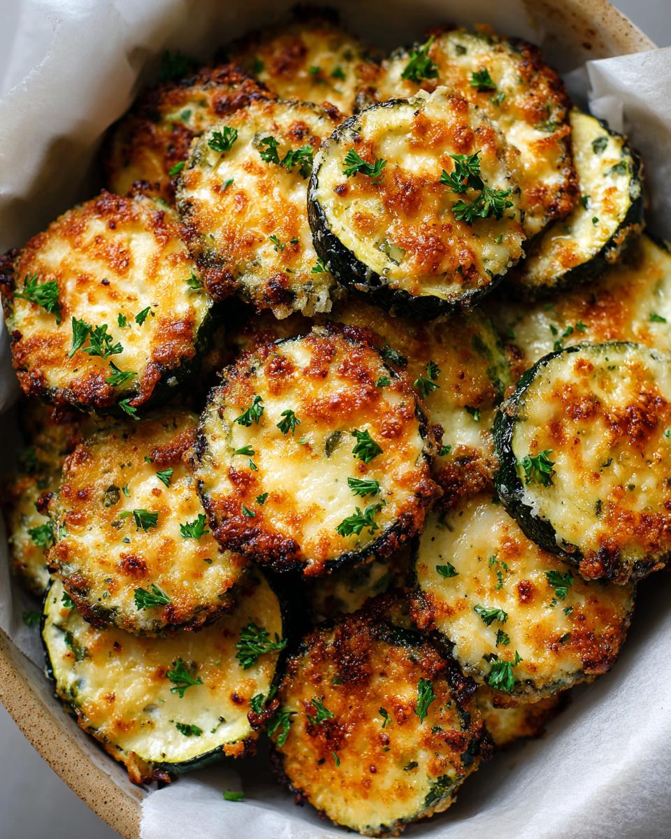 Crispy Baked Parmesan Zucchini - detail 2
