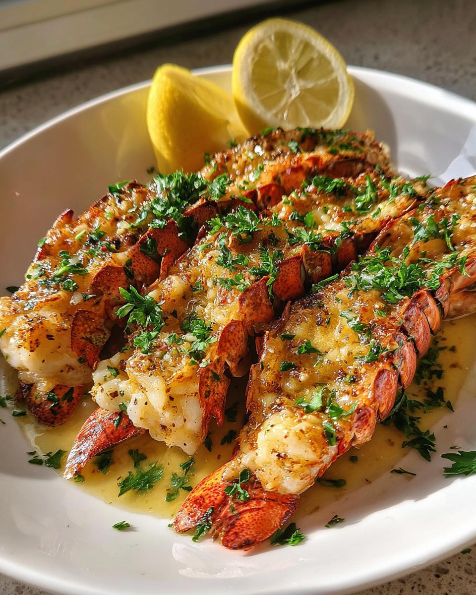 Easy Garlic Butter Poached Lobster Tails - detail 1