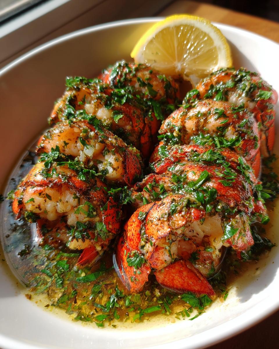 Easy Garlic Butter Poached Lobster Tails - detail 2