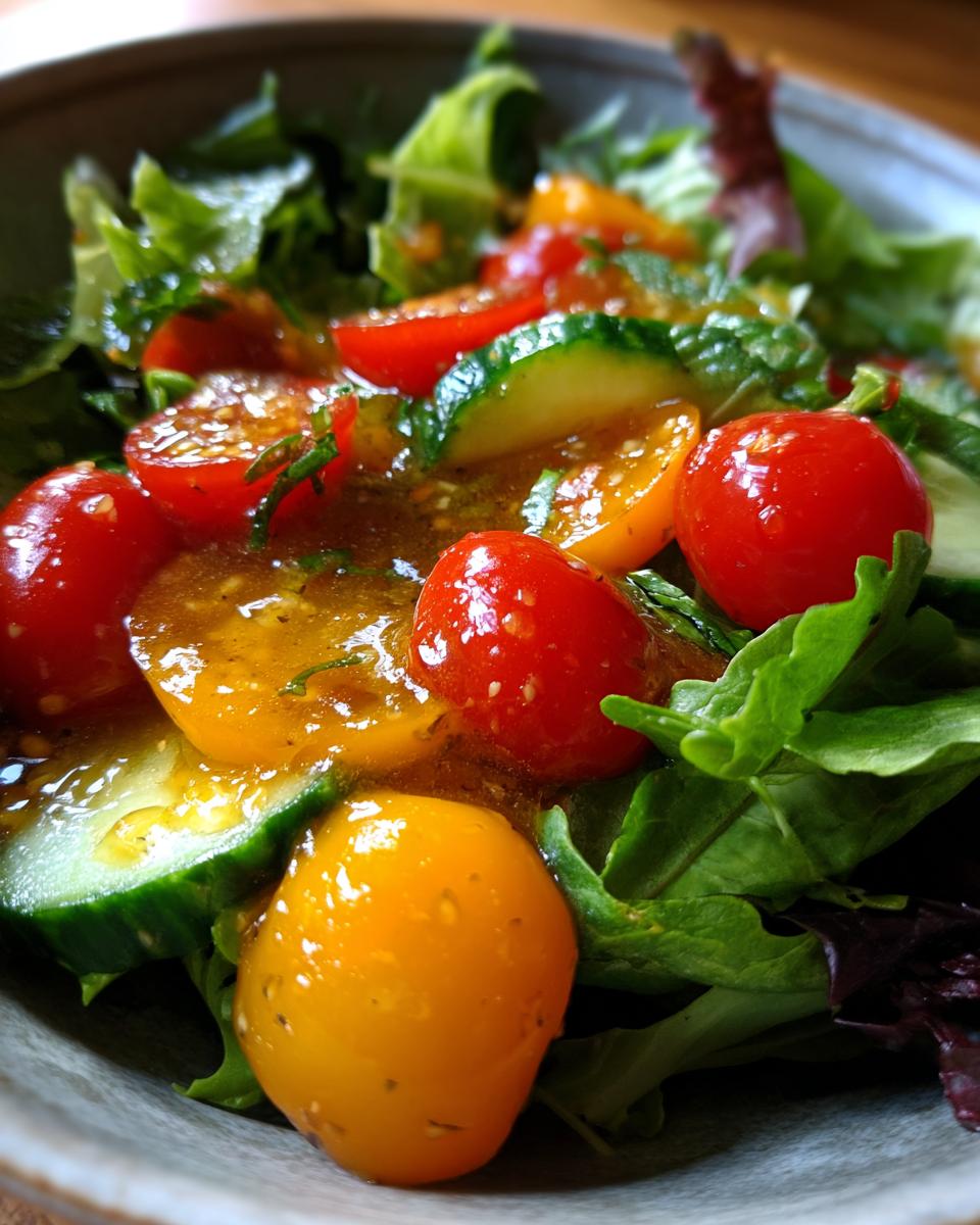 Honey Lemon Vinaigrette Salad Dressing - detail 1