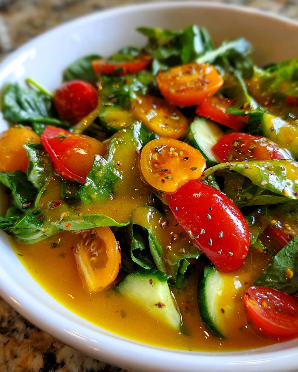 Honey Lemon Vinaigrette Salad Dressing - detail 2