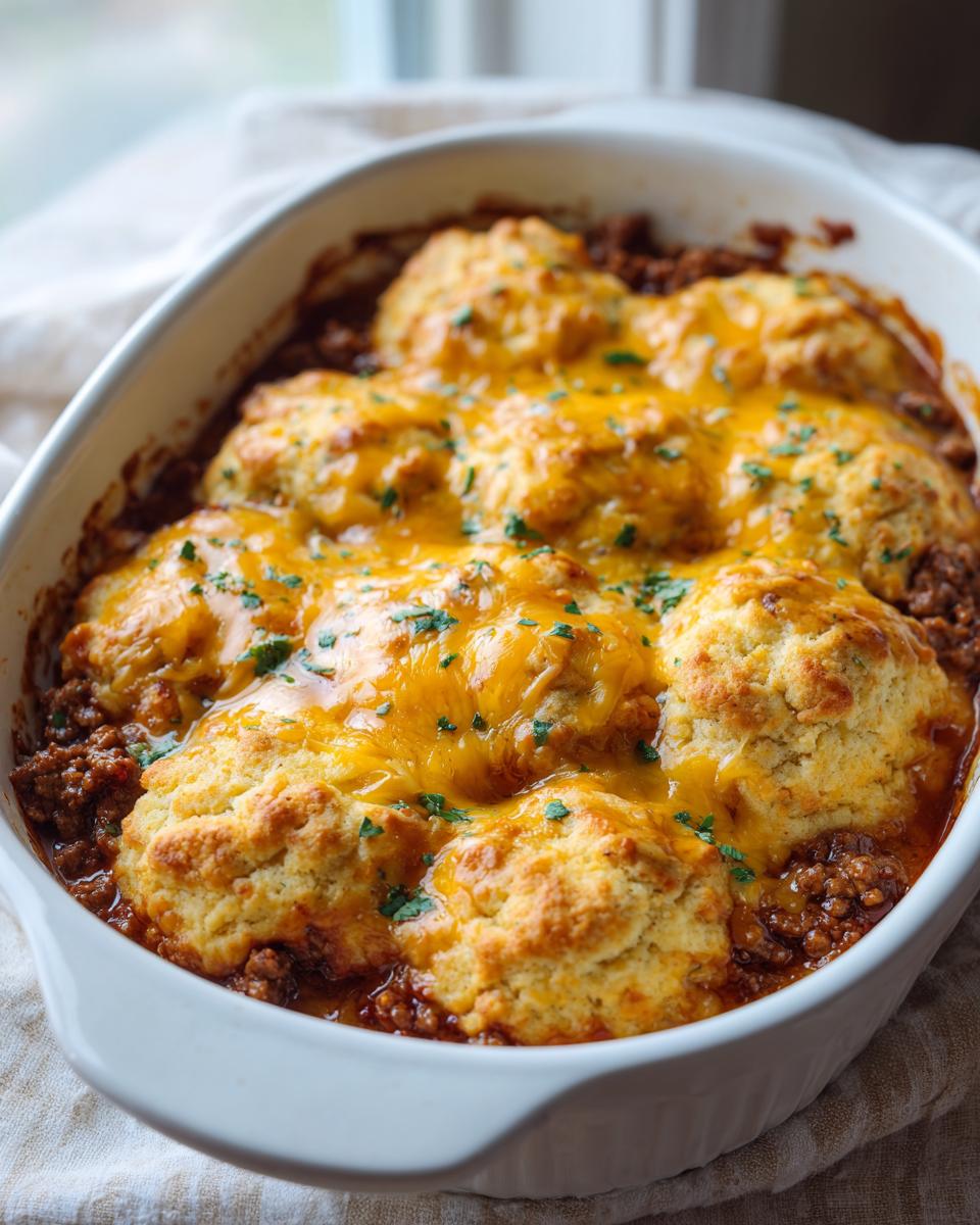 Sloppy Joe Biscuit Casserole - detail 1