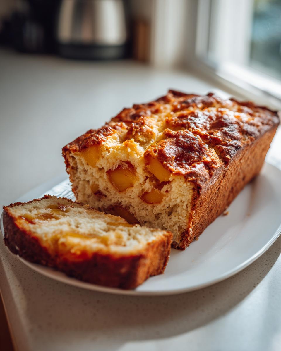 Southern Peach Bread - detail 2