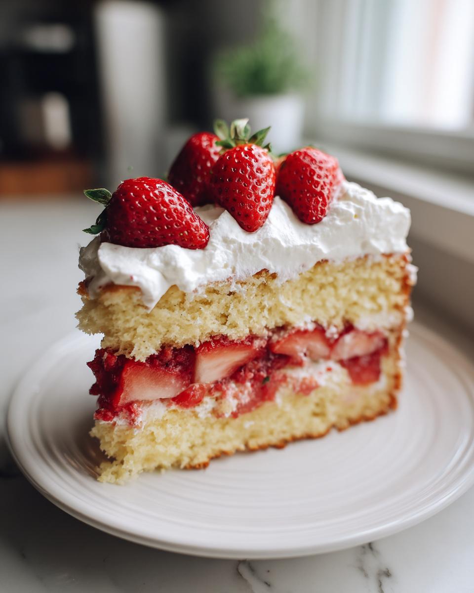 Strawberry Lemon Cake - detail 1