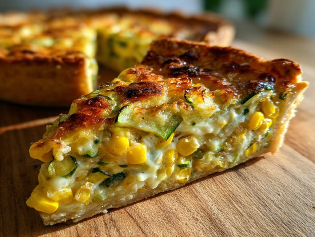Sweet Corn and Zucchini Pie