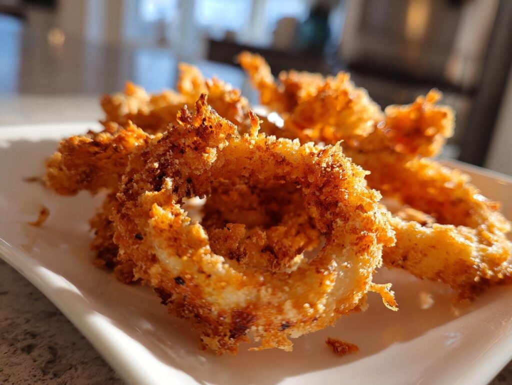 Viral Parmesan Onion Rings